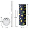 thumbnail image 5 of 20 OZ Coffee Tumble Slim Tumbler Cup with Straw,Thermal with Lids for Hot and Cold Drinks for Daughter Son, 5 of 7