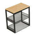 thumbnail image 1 of Elodie Mini Washing Machine Stand 3 Tiers Printer Stand for Garage Entryway Kitchen black, 1 of 8