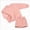 Pink 0726, variant on Kids Boys Girls 2 Piece Fleece Outfit Set 12 18 24 Months 2T 3T 4T 5T 6T Solid Color Long Sleeve Crewneck Sweatshirt & Elastic Waist Shorts Warm Lined Casual Tracksuit Brown Size 2-3 Years