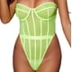 thumbnail image 1 of Ropa interior de primavera y verano para mujer, sexy, europea y americana, con tirantes transparentes, en el pecho, de corte abierto y moldeador de cuerpo, 1 of 6
