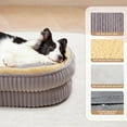 thumbnail image 3 of Dog Bed for Large Dogs Breeds, High Density Egg Crate Foam Dog Sofa Beds,Oval Kennel Bed, Pet Couch Bed with Four Sided Bolster, Removable Washable Cover& Non-Slip Bottom, 3 of 9
