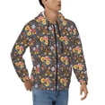 thumbnail image 4 of Zip Up Hoodies for Men - Colorful Flowers Butterfly-E Long Sleeve Comfrt Men'S Fashion Hoodies & Sweatshirts, Jackets for Men Hoodies Pullover Clothing Clothes with Pouch, 4 of 5
