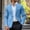 Sky Blue, variant on Mens Blazer Jacket Regular Mid Notch Lapel Single Button Outer Coat, Chest Pocket Slim Silhouette for Business Gatherings Date Nights Black XXS