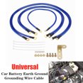 thumbnail image 1 of 5 Pack Car Battery Grounding Ground Wire Cable Set 60cm/80cm/100cm -, 1 of 4