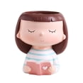 thumbnail image 2 of .5 Inch Modern Pots Cute Girl Patterns Creative Lovely Little Princess Flowerpot For Bonsai Pots Home A, 2 of 7