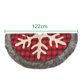 thumbnail image 3 of Falda de Árbol de Navidad Ganfancp Navidad Flor Decorativa Plaid 48 Pulgadas Gran Copo de Nieve, 3 of 7