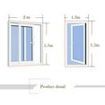 thumbnail image 4 of Magnetic Window Screen,Diy Window Screen Replacement, Fiberglass Mesh,Adjustable Diy Magnetic Window Screen Max,Self-Adhesive Window Screen Netting Mesh Curtain,Window Screens for House Windows, 4 of 9