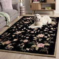 thumbnail image 4 of Safavieh Chelsea Beryl Bordered Wool Area Rug, Black, 6' x 9', 4 of 13