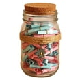 thumbnail image 1 of Coofit Wishing Bottle Glass Decorative: Small Cork Jar Letter Bottle with Message Paper, 1 of 7