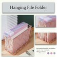 thumbnail image 4 of Hanging File Folders Filing Cabinet Organizer Letter Size / Cut Adjustable Tabs Decorative for Home Office School Classroom Marble\u\u, 4 of 7