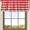 Red White, variant on Jinswick 2 Pack Buffalo Check Plaid Window Valances Red and White Farmhouse Design Window Treatment Decor Curtains Rod Pocket Valances for Kitchen/Living Room 16" x 56"