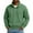 08#Green, variant on Mens Quarter Button up Sweatshirt Mock Neck Pullover Long Sleeve Casual Tops Winter Wine L