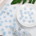 thumbnail image 4 of Uxcell 50 Pcs Encanto de flor hueca marco abierto colgantes para hacer joyas de pendientes de resina manualidades DIY Azul, 4 of 6