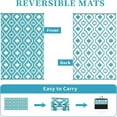 thumbnail image 2 of 5x8ft/6x9 ft/8x10ft/9×12ft Waterproof Outdoor Rug for Patio Reversible Plastic Straw Rug Outside Portable RV Carpet for Camping Picnic Balcony Backyard Porch, 2 of 8