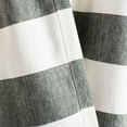 thumbnail image 5 of SAFAVIEH Rafina Grommet Curtain Panel, 52" x 84", Grey/White Stripe, 5 of 5
