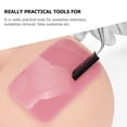 thumbnail image 3 of OUNONA Pink Silicone Forehead Sticker Eyelash Grafting Pad 1Set 4.32X2.16In, 3 of 8