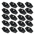 thumbnail image 3 of 20 piezas mini Ruedas giratorias Sunnimix adhesivas DIY Stick on Wheels rueda universal de acero inoxidable, 3 of 7