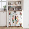 thumbnail image 6 of Easter Eggs Kitchen Curtain for Berdoom Living Room Cafe 54 Inch Length, Blue Floral Basket Leaves Rustic Botanical Tiers Curtains Light Filtering Drapes Window Treatment 2 Panels 52"Wx54"L, 6 of 8