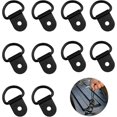 thumbnail image 1 of D-Rings Anchor, Lashing Ring, Trailer Lashing Ring, Lashing Ring, STAINLESS STEEL Lashing Ring, for Frame Hitches, Trailers, Stationary Trucks, 10PCS, 1 of 5