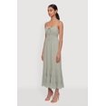 thumbnail image 2 of Women's Tie Front Keyhole Tiered Cami Maxi Dress, 2 of 3
