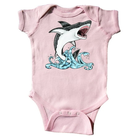 

Inktastic Great White Shark Jumping Gift Baby Boy or Baby Girl Bodysuit