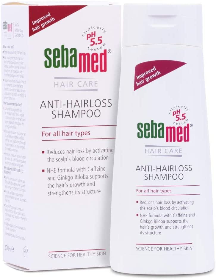 Sebamed Anti Hair Loss Shampoo for Thinning Hair Supports Natural Hair  Growth Helps Fight Hair Loss Dermatologist Recommended  Fluid Ounces  (200ml) 