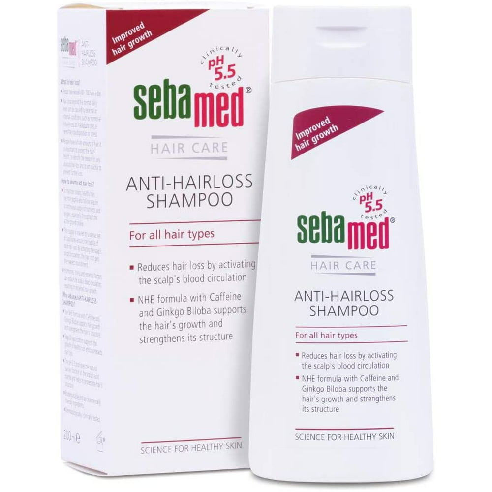 Sebamed Anti Hair Loss Shampoo for Thinning Hair Supports Natural Hair