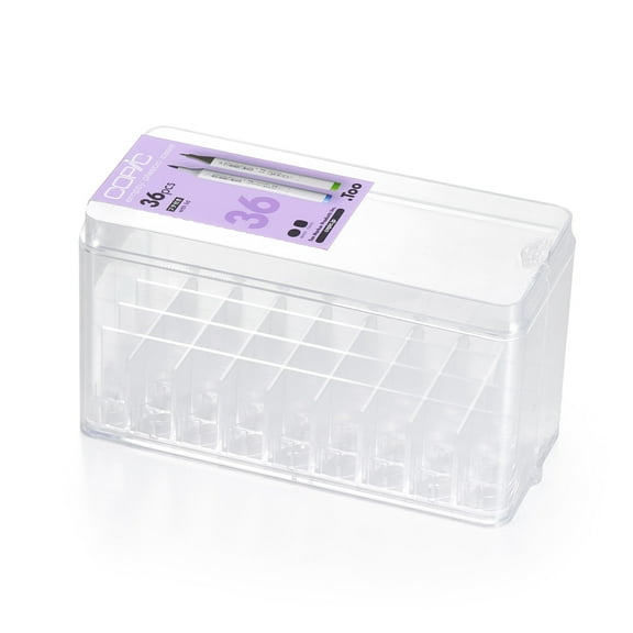 Copic Marker Empty Plastic Case; 36-Marker Case