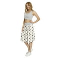 thumbnail image 3 of Women's Sail Boat Ships Anchors Nautical A-line Printed Skirt Casual Wear, 2XL, Black Grey White, by Ambesonne, 3 of 6