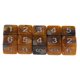 thumbnail image 4 of Juego de dados poliédricos D6 de doble cara, juego completo de dados semitransparentes de 16mm, 10 piezas, 4 of 4