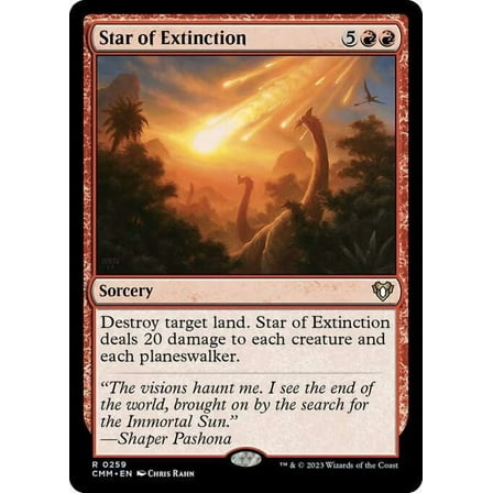 MtG Commander Masters Rare Star of Extinction #259