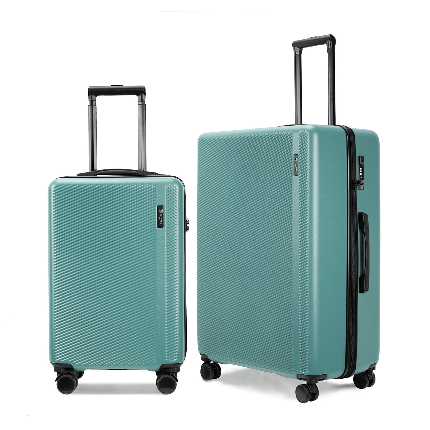Ginza Travel 2 Piece Luggage Set,20/28" Hardshell Lightweight Suitcase