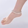 thumbnail image 3 of SmartBy Adjustable Extended Chain Women Anklet Lightweight Personality Bell Tassel Anklet Jewelry Gift, 3 of 7