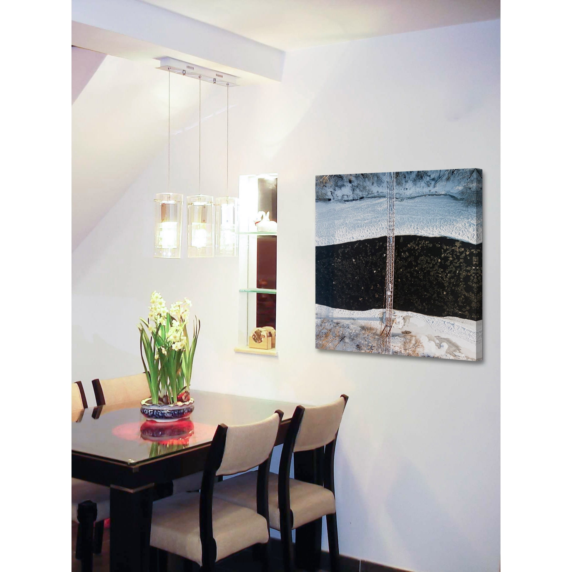 Marmont Hill "Hazardous Crossing" by Karolis Janulis Painting Print on Wrapped Canvas