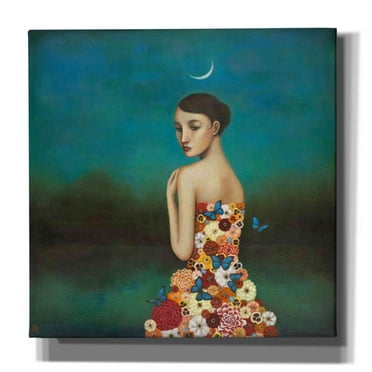 Epic Graffiti 'Reflective Nature' by Duy Huynh, Canvas Wall Art, 26"x26"