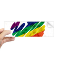 thumbnail image 1 of Pintura Centro LGBT Arcoiris Rectángulo Parachoques Pegatina Cuaderno Ventana Calcomanía, 1 of 1