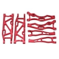 thumbnail image 2 of RC Suspension Arm Replacement, Lightweight Easy Installation Aluminium Alloy RC Car Suspension Arm Set With Ball Head For Racing Red, 2 of 8