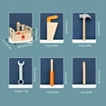 thumbnail image 3 of Wooden Tool Set Construction Pretend Play, Toolbox Accessories For Kids, Engineering Skill Development Activity, 3 of 9