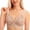 Khaki, variant on Wireless Front Closure Bra Breathable Full Coverage Bralette No Underwire Comfortable for Older Women Fiber Push Up Bra