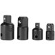 thumbnail image 1 of Juego de 4 adaptadores y reductores de cromo vanadio: adaptador de trinquete de 1/4", 3/8" y 1/2" para enchufes y puntas, 1 of 7