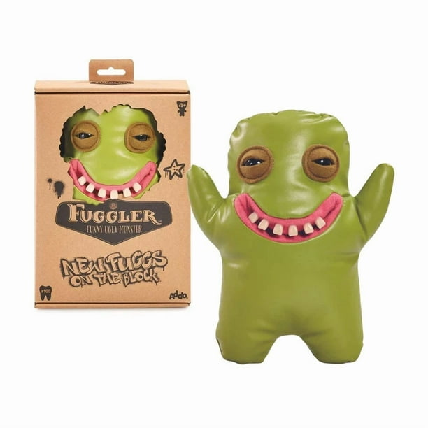 Creative Gifts Ugly Cute Toys,Funny Ugly Monster,Collectible , Toy Shy Monster (Green)