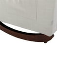 thumbnail image 3 of Triple Tree Glider Rocking Chairs Modern Living Room Ergonomic Rocker, Beige, 3 of 7