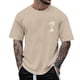 thumbnail image 1 of Pack Playeras Hombre Moda Hombre Primavera Verano Casual Manga Corta Cuello Vuelto Camisetas Estampadas Blusa Superior, 1 of 4