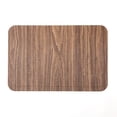 thumbnail image 1 of Imitation Wood Grain Table Mat PU Leather Table Mats Pad Placemat Bowl Coaster Waterproof Washable Non-Slide Home Kitchen Coffee Color, 1 of 9