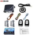 thumbnail image 1 of OTech 12V Car Key Systems Key blade Auto less Entry Start System Universal one Start Stop Engine Push Button Vehicle Alarm PKE Remote Start Stop, 1 of 4