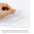 thumbnail image 4 of Unique Bargains 12'x12' Clear Vinyl Sheets Permanent Adhesive for Craft, Decorate Sticker 4 Pack, 4 of 5