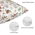 thumbnail image 3 of Yiaed Cute Little Animals Print Pillow Covers Super Soft Decorative Square Throw Pillow Covers Case Cushion Covers for Sofa Couch Bedroom Car Decor（No pillow core）-16"x16", 3 of 7