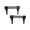 Khaki, variant on CTM® Elastic 1 Inch Double Clip Sock Garters