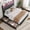 off white, variant on Tall Upholstered Platform Bed Frame – 50.8'' Headboard, 4 Storage Drawers, LED Lights, USB Charging, Noise-Free Wood Slats, Modern, No Box Spring, Easy Assembly – Light Gray, King