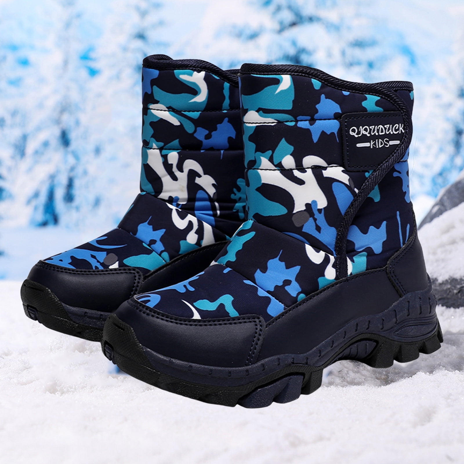 Dream Pairs Garçons filles Maple Petit Enfant Bottes de Neige d'hiver